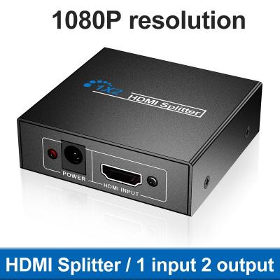 1 input 2 output 1080P 2 port 2 way video display HDMI Splitter