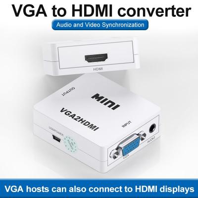 Input VGA 1920*1080@60HZ audio and video TO HDMI 1080P 60HZ / 720P 60HZ  HDMI Converter